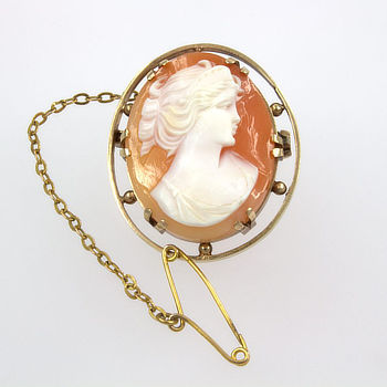 9ct gold Cameo Brooch